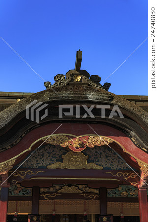 Shinto shrine Dazaifu Tenmangu Shrine Honten of the Tang style 24740830