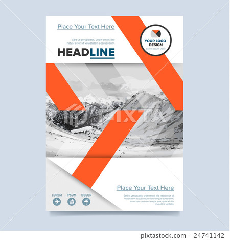 Brochure layout design vector illustration Brochure layout design vector illustration 24741142