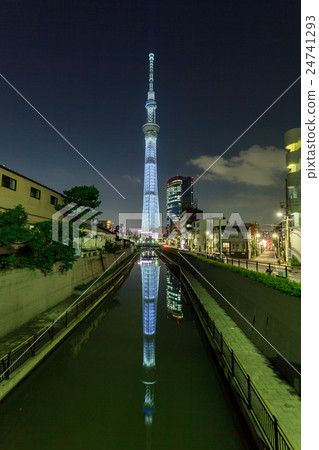 Tokyo Sky Tree Disaster Day Day White Light Up Tokyo Sky Tree Disaster Day Day White Light Up 24741293