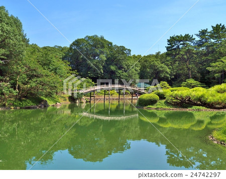 Ritsurin Garden in Takamatsu city, Kagawa, Japan. 24742297