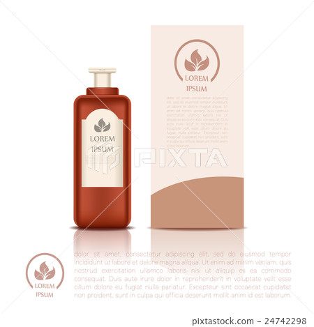 Cosmetic bottle and a box 24742298