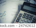 Finance information on business charts and tables 24742612