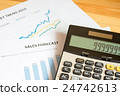 Finance information on business charts and tables 24742613