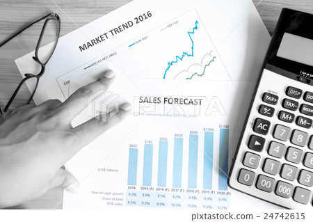 Financial accounting sales forecast graphs 24742615
