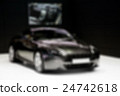 Blur of modern car in the showroom for background 24742618
