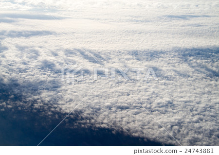 cloudscape. Blue sky and white cloud 24743881