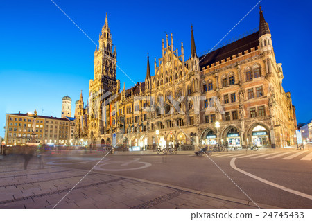 Marienplatz and Munich city hall in Munich Germany 24745433