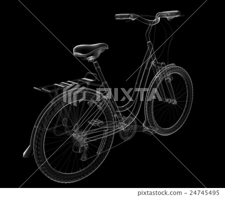 isolated transparent bicycle image isolated transparent bicycle image 24745495