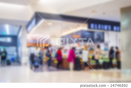 Abstract blur of San Francisco International Airport . 24746892