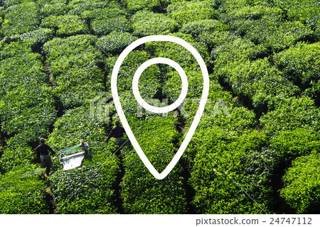 Location Navigation Destination Icon Graphic Concept 24747112