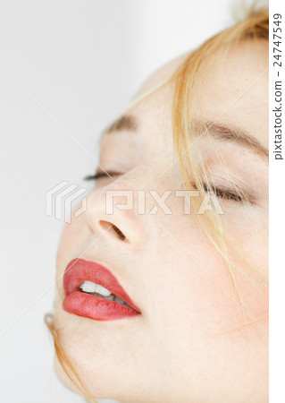 Close-up photo of woman feeling ecstasy 24747549