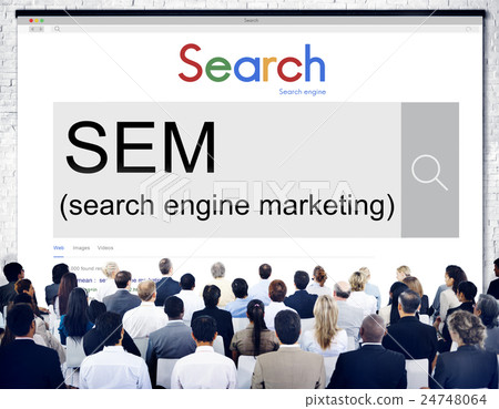 SEM Search Engine Marketing Business Strategy Concept SEM Search Engine Marketing Business Strategy Concept 24748064