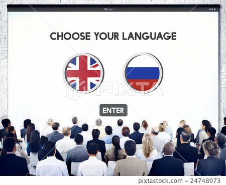 Russian English Communication Language Concept 24748073