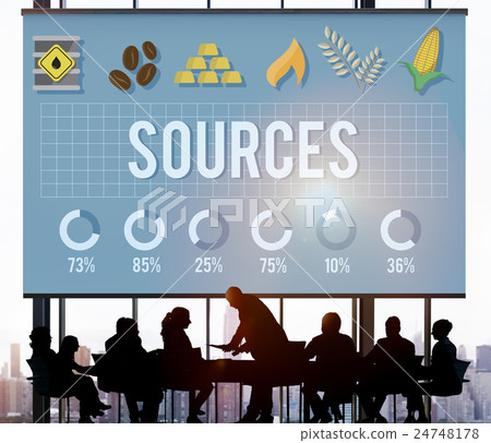 Sources Career Circumstance Management People Concept 24748178