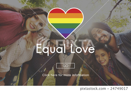 LGBT Equal Rights Rainbow Symbol Concept 24749017