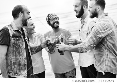 Celebrate Enjoyment Friends Together Unity Social Concept Celebrate Enjoyment Friends Together Unity Social Concept 24749625