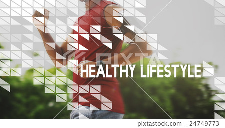 Stock Photo: Healthy Lifestyle Wellbeing Live Well Healthcare Wellness Concept