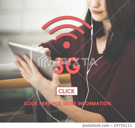 3G Wireless Internet Networking Online Concept 24750113