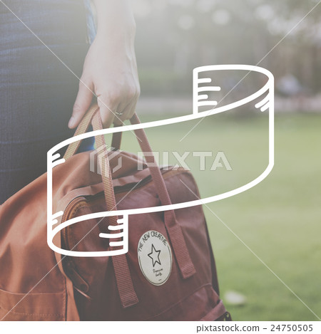 Female Bag Outdoors Banner Graphic Concept Female Bag Outdoors Banner Graphic Concept 24750505