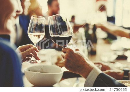 People Cheers Celebration Toast Happiness Togetherness Concept 24750665