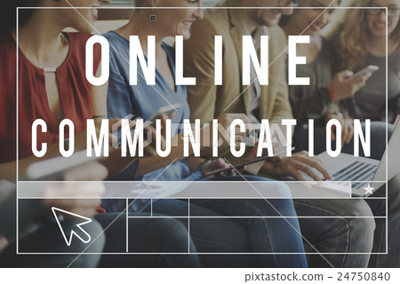 Online Community Communication Chat Blog Concept Online Community Communication Chat Blog Concept 24750840