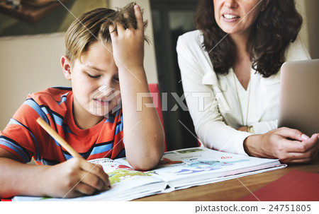 Learning Studying Bored Tired Unhappy Teaching Concept 24751805