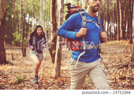 Adventure Backpacker Camping Traveler Trip Concept Adventure Backpacker Camping Traveler Trip Concept 24752866