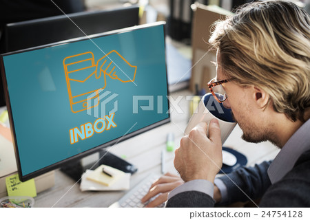 Electronic Mail Technology Email Graphic Concept Electronic Mail Technology Email Graphic Concept 24754128