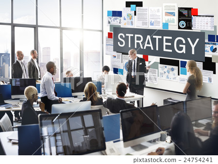 Strategy Strategize Strategic Tactics Planning Concept 24754241