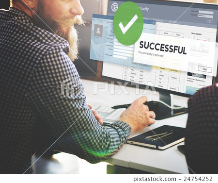 Successful Well Done Accomplishment Achievement Excellence Concept 24754252