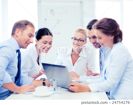 business team having meeting in office business team having meeting in office 24754276