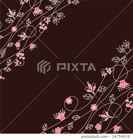 Beautiful patterns on a black background 24754838