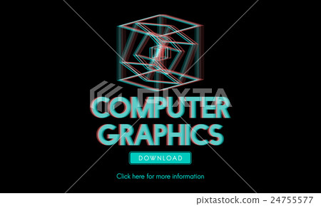 3D Three Dimensional Futuristic Display Modern Concept 3D Three Dimensional Futuristic Display Modern Concept 24755577