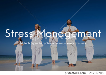 Stress Management Keep Calm Relaxation Calmness Concept 24756708