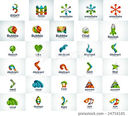 Vector abstract business logo collection 24758185