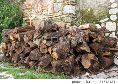 pile of wood pile of wood 24758585