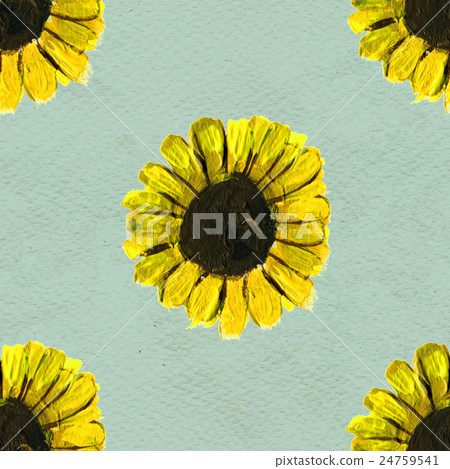 Seamless pattern with sunflowers Seamless pattern with sunflowers 24759541