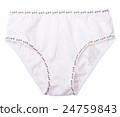 Women's panties isolated on a white background. 24759843