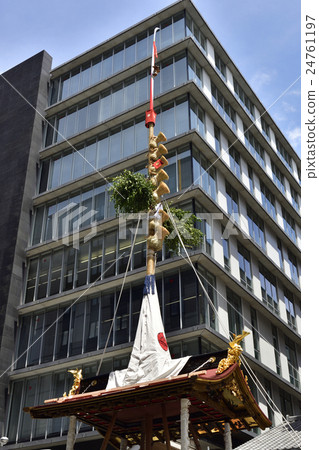 Gion festival long-haired cabin built Gion festival long-haired cabin built 24761197