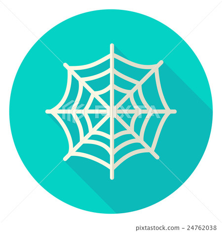 Spider Web Circle Icon 24762038