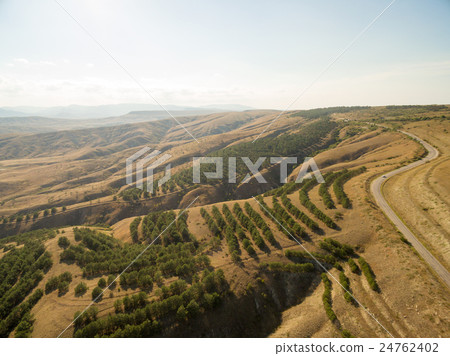 Aerial landscape in Crimea Aerial landscape in Crimea 24762402
