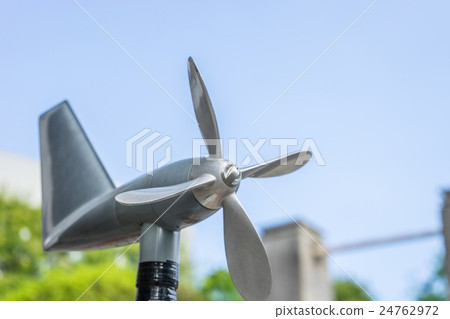 A propeller plane type weather chicken 24762972