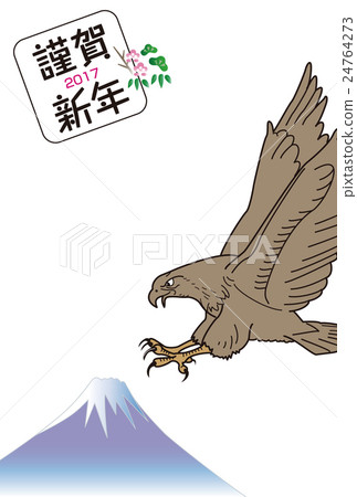 Eagle and Mt. Fuji postcard Eagle and Mt. Fuji postcard 24764273