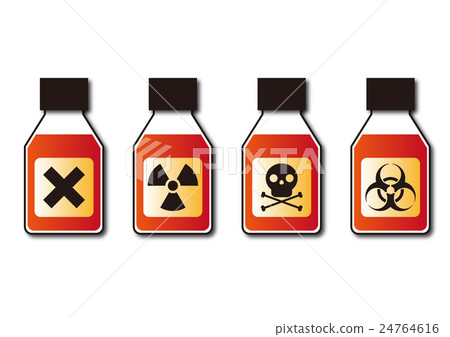 含有危險藥物的試劑瓶 24764616