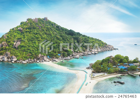 Asian tropical beach paradise in Thailand 24765463