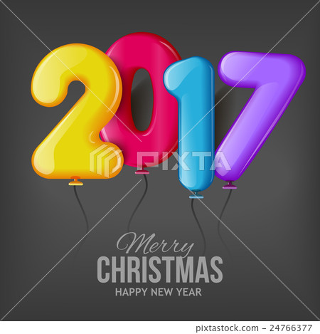 Merry Christmas and Happy New Year 2017 background Merry Christmas and Happy New Year 2017 background 24766377