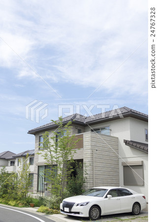 Residential condominium residential area image Large scale division place Copy space 24767328