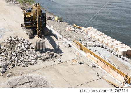 基礎設施墨西哥灣沿岸維修海灣路線堤防公共工程土木工程 24767524