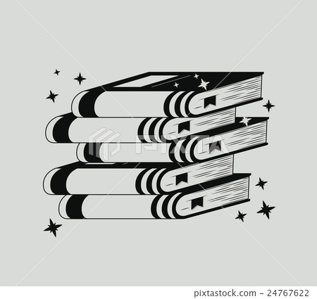 Book silhouette for reading design Book silhouette for reading design 24767622