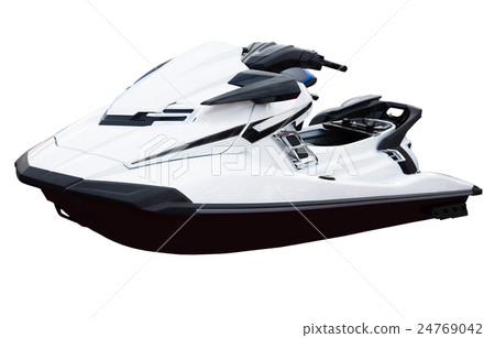 Water scooter isolated on white background 24769042